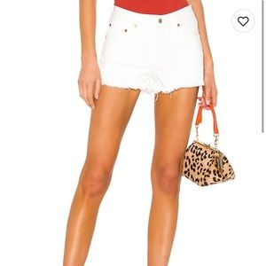 Levi’s White Denim Shorts